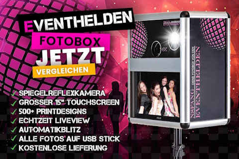 Fotobox mieten bei Eventhelden, Fotobox Heidelberg, Mannheim, Kontaktbild